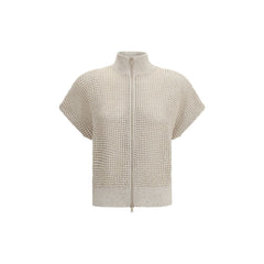 Beige Cotton Cardigan