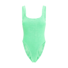 Bicolor Polyester One-Piece Swimsuit