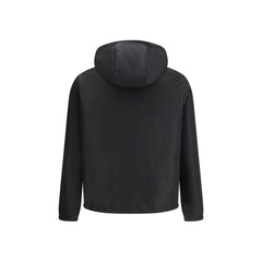 Black Polyester Shell Jacket