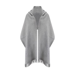 Gray Wool Scarf