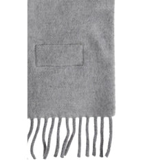 Gray Wool Scarf