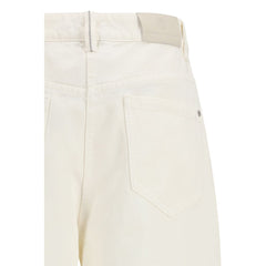 Beige Cotton Pants