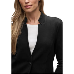 Black Cotton Blazer