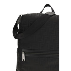 Black Nylon Backpack