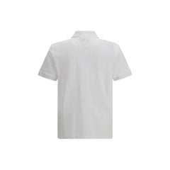 White Cotton Polo Shirt
