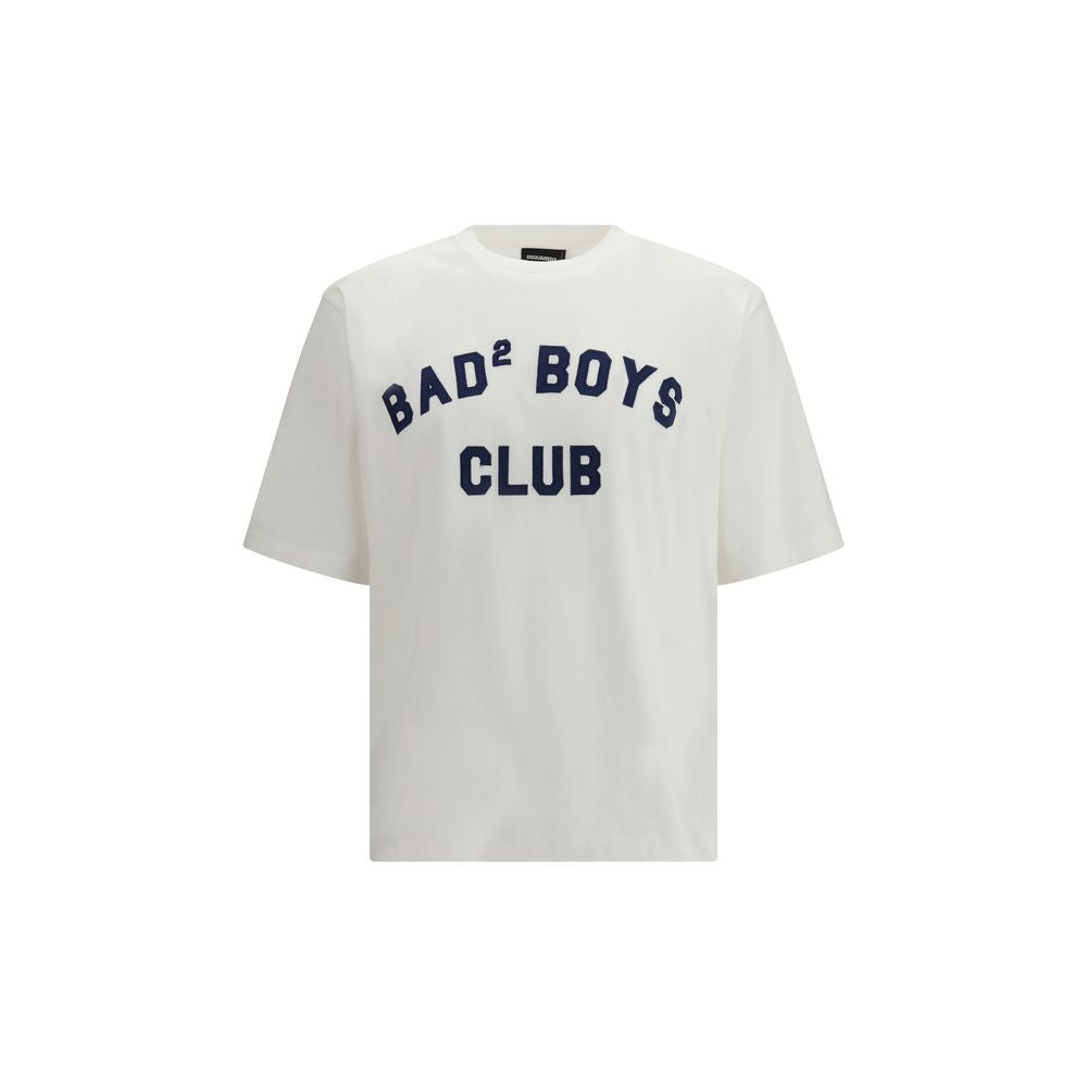 تي شيرت قطن أبيض