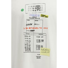 تي شيرت قطن أبيض