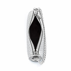 Gray Canvas Shoulder Bag