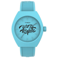 Blue Rubber Sport Watch