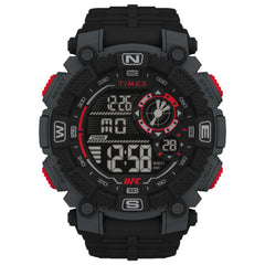 Black Rubber Sport Watch