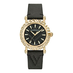Black Fur Dress Watch
