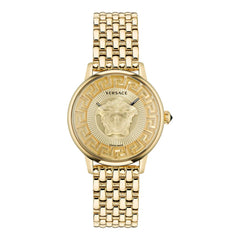Gold Stainless Steel Dress Watch