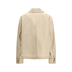 Beige Polyamide Trench Coat