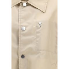 Beige Polyamide Trench Coat