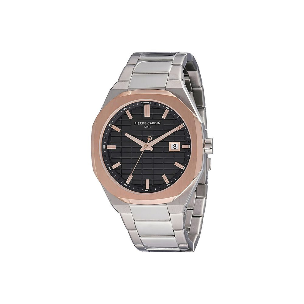 Gray Stainless Steel Dress Watch