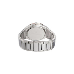 Gray Stainless Steel Dress Watch