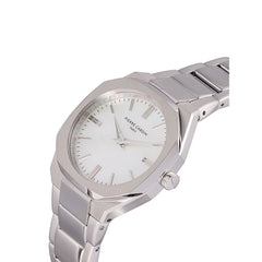 Gray Stainless Steel Dress Watch