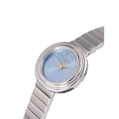 Gray Stainless Steel Dress Watch