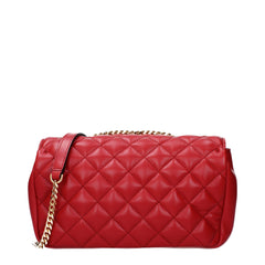 Red Leather Shoulder Bag