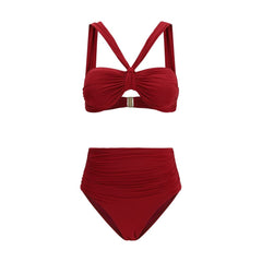 Bordeaux Polyester Bikini