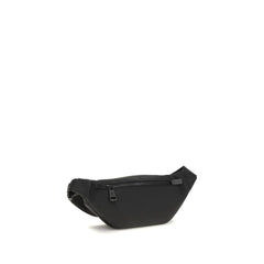 حقيبة كتف سوداء من البولي أميد