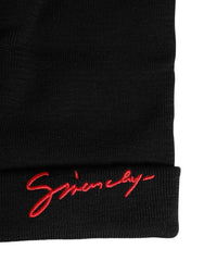 Men Black 100% Wool Winter Warmer Beanie Capello Hat