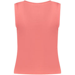 Pink Cotton Women's Tank Top