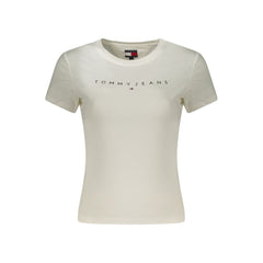 White Cotton Women's T-Shirt