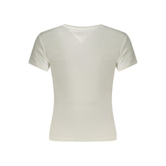 White Cotton Women's T-Shirt