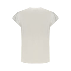 تي شيرت نسائي قطن أبيض قطن نسائي