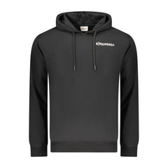 Black Cotton Men's Hoodie