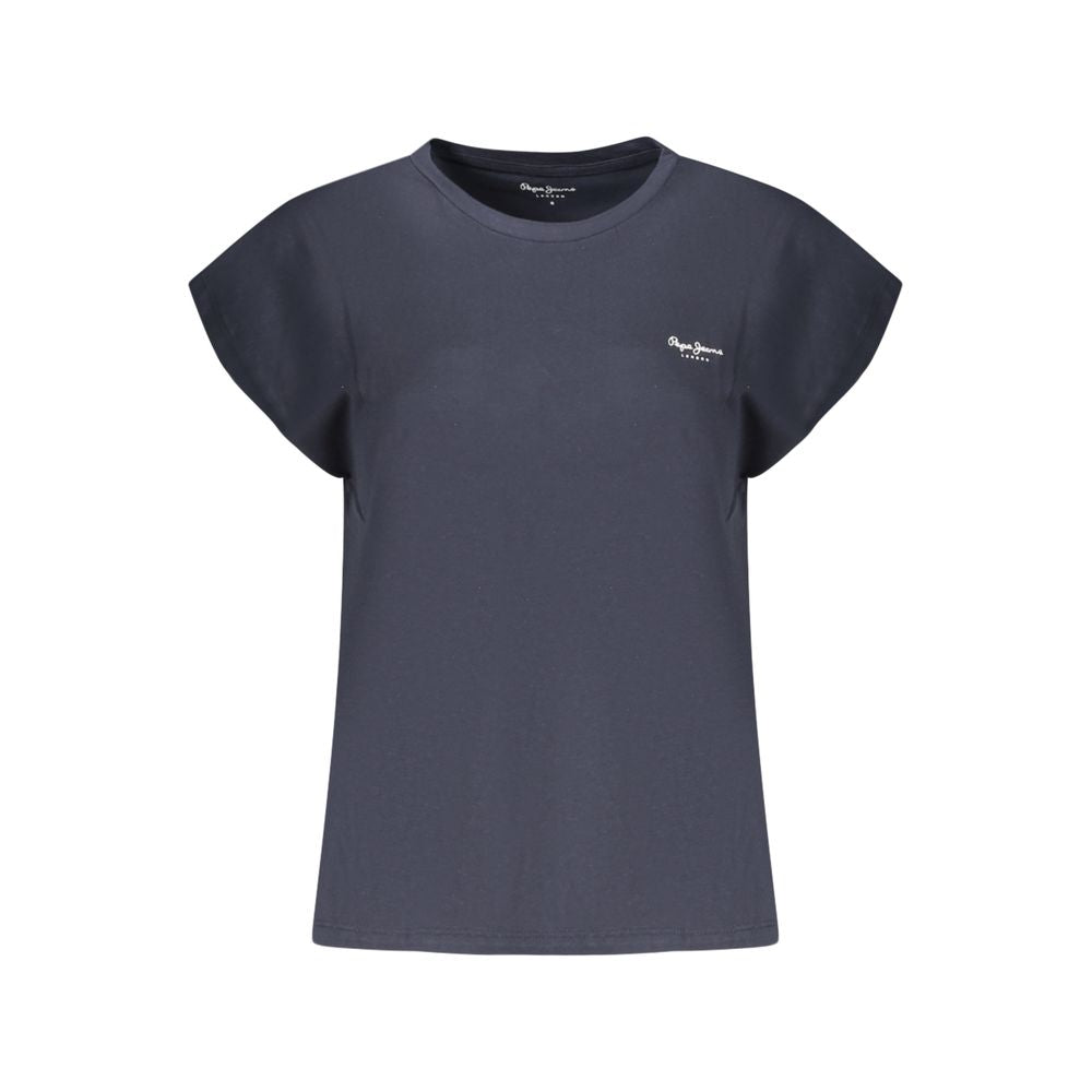 Blue Organic Cotton Women T-Shirt