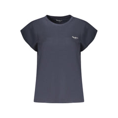 Blue Organic Cotton Women T-Shirt