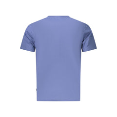 "Blue Cotton Men T-Shirt"