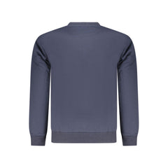 Blue Cotton Men's Sweatshirt