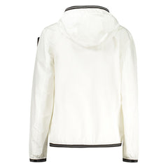White Poliammide Women's Jacket