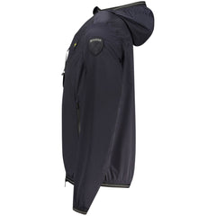 Blu Poliammide Mens Jacket