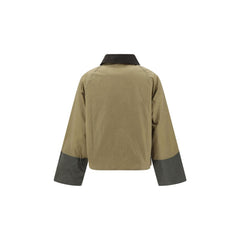 Bicolor Cotton Rain Coat