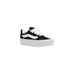 Black And White Suede Leather Chunky Sneakers