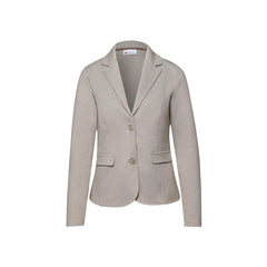 Beige Polyacrylic Blazer