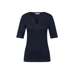 تي شيرت قطني أزرق