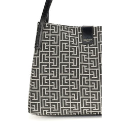 Black Cotton Shoulder Bag