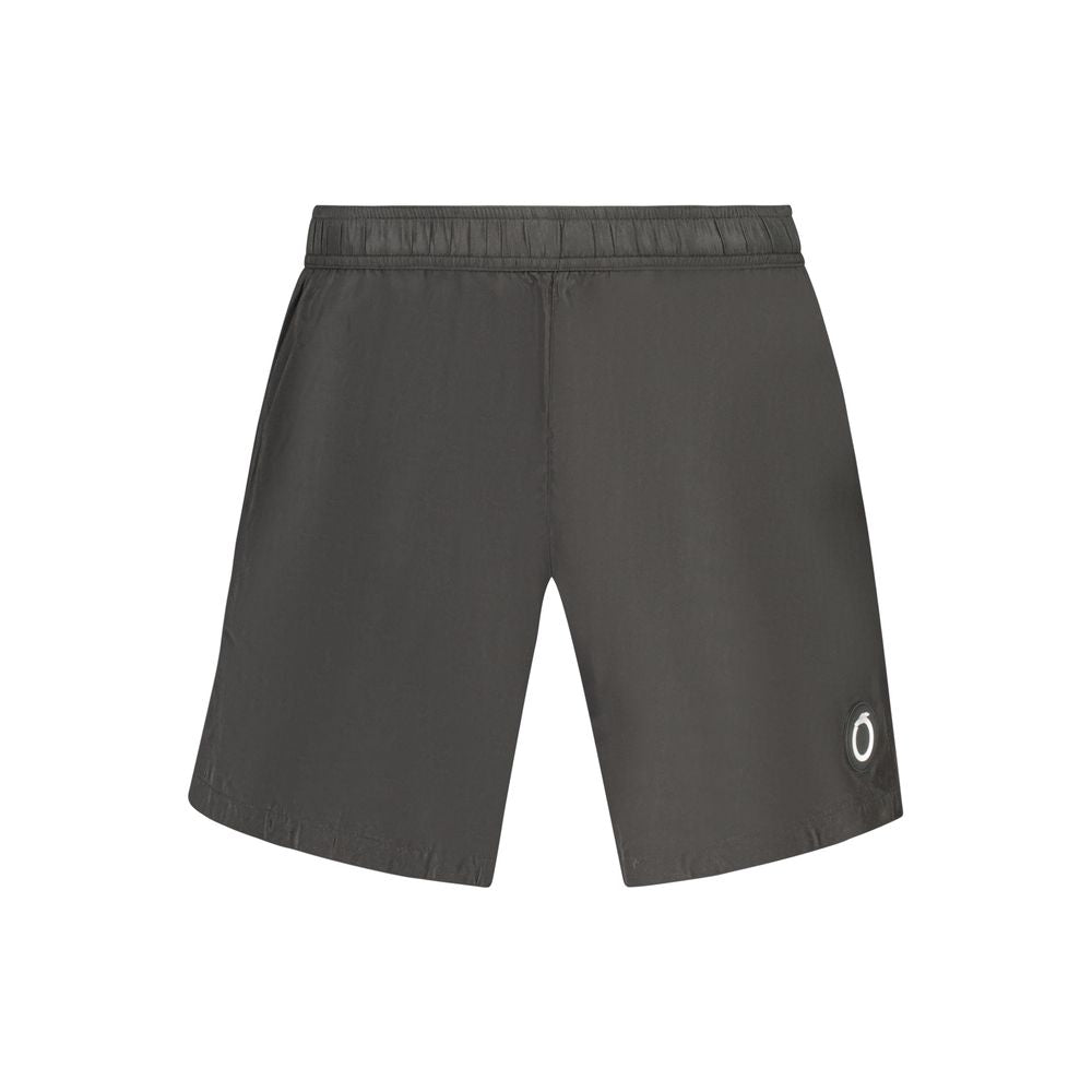 Nero Polyester Men's Swim Boxer