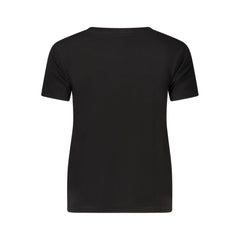 تي شيرت نسائي من القطن العضوي الأسود