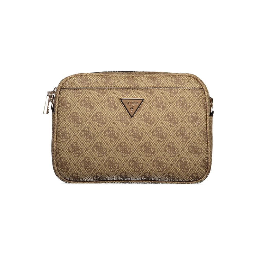 حقيبة يد نسائية من البولي يوريثين باللون البيج