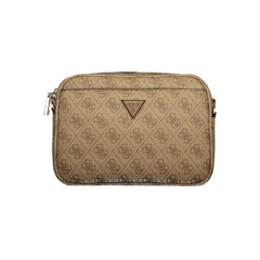 حقيبة يد نسائية من البولي يوريثين باللون البيج