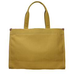 Yellow Fabric Shoulder Bag