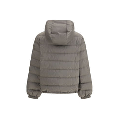 Gray Recycled Polyester Coat