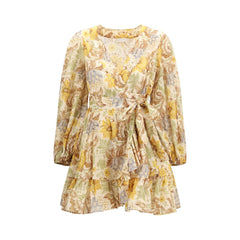 Bicolor Cotton Casual Dress