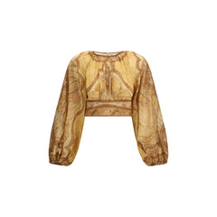 Bicolor Cotton Blouse